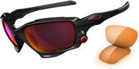 Oakley Jawbone Polished Black / Positive Red Iridium Polarized (04-203)